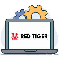 Red Tiger List Icon Image